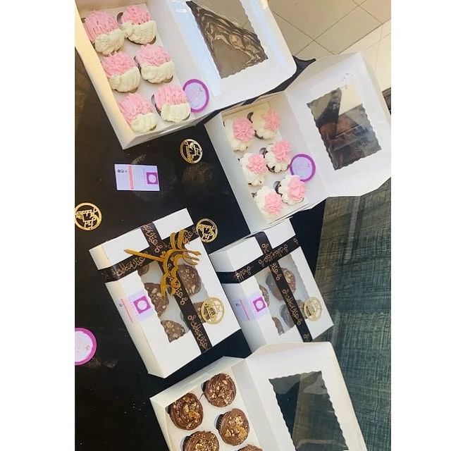 Beautiful custom cupcakes for Eid Mubarak celebration with festive decorations and sweet designs - Eid Festival Cupcakes Karachi By Whisk And Sift